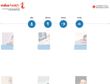 Tablet Screenshot of iconnect.indushealthplus.com